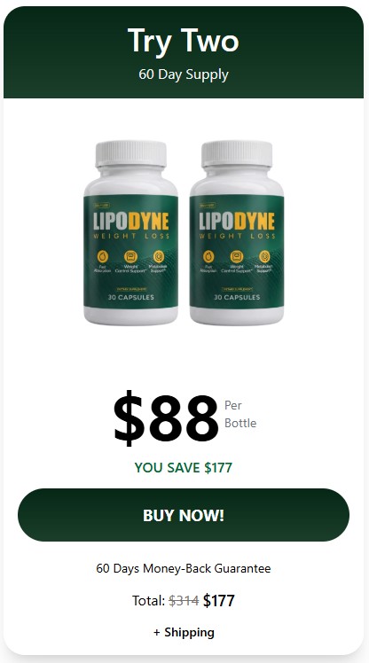 LipoDyne 2 bottle Price